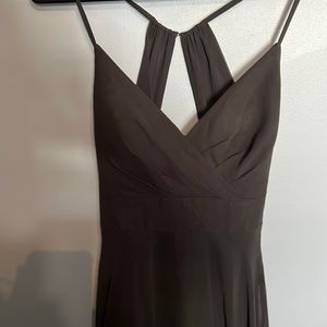 Black bridesmaid dress
